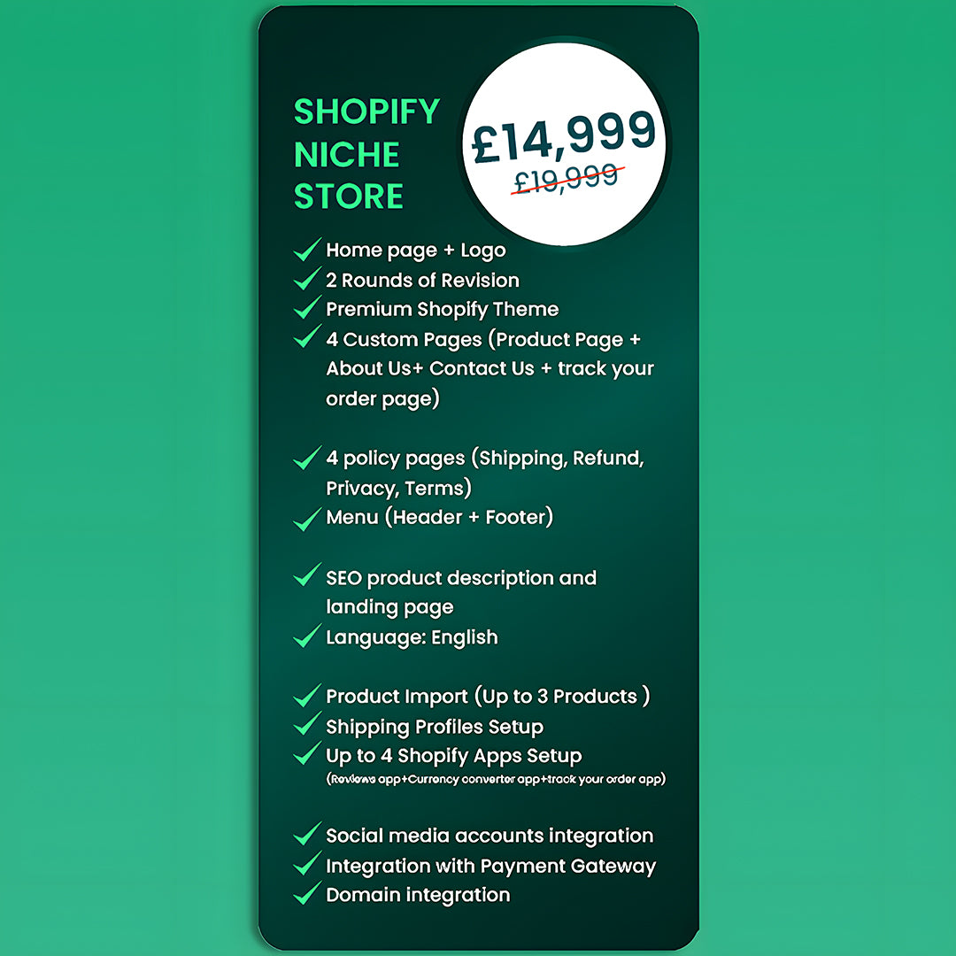 Shopify Store Creation Package 2