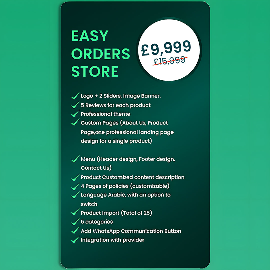 Easy Orders Store